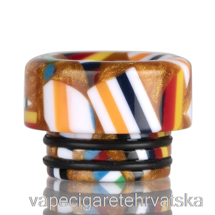 Vape Hrvatska 810 Shorty Mosaic Drip Tip Narančasta